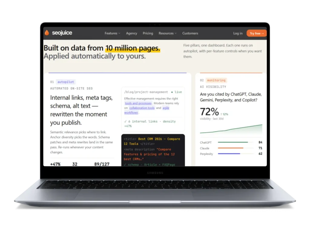 Customer feedback and website growth testimonials